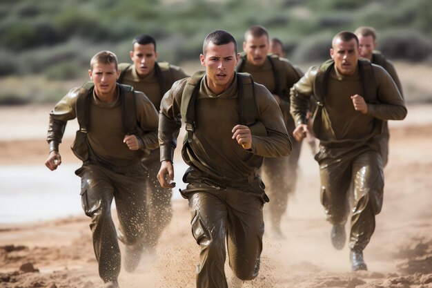 Photo israeli soldiers charging