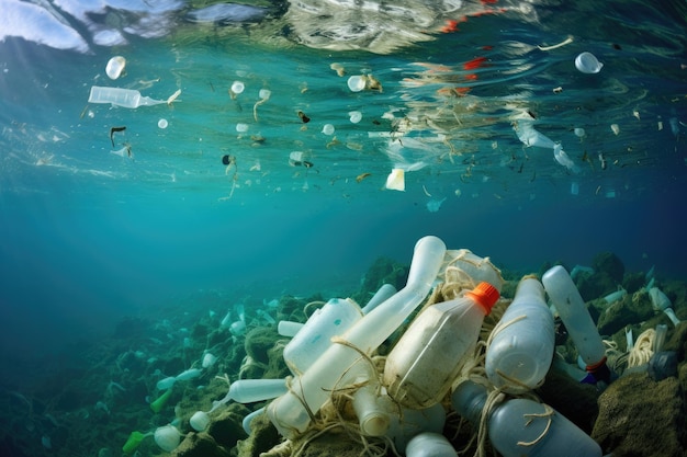 바다의 플라스틱 오염 문제