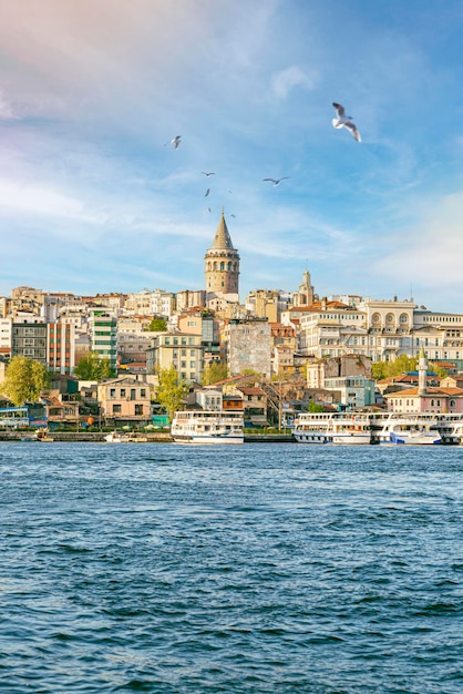 Photo istanbul galata tower in the afternoon