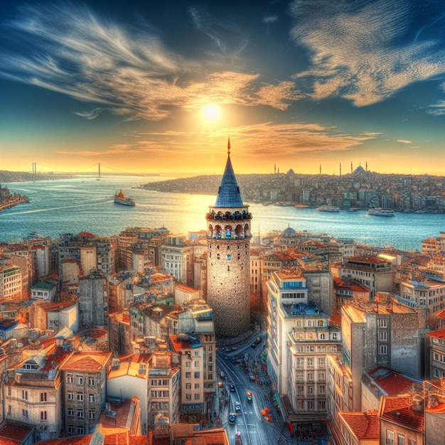 Istanbul galata tower