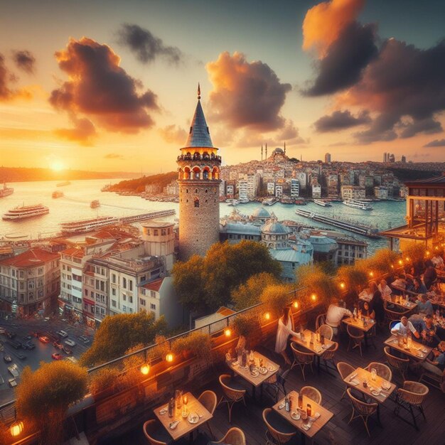 Istanbul galata tower