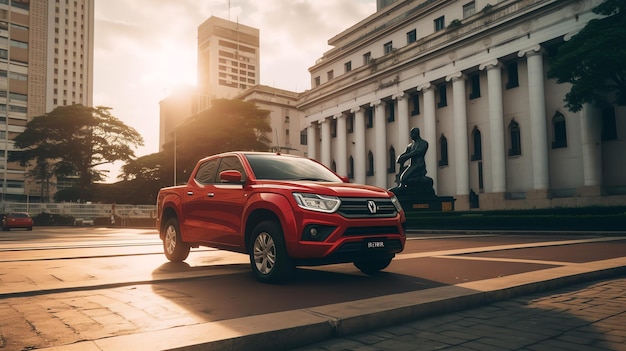 Photo istanbul turkey june 2 2021 isuzu dmax is a pickup truck manufactured since 2002