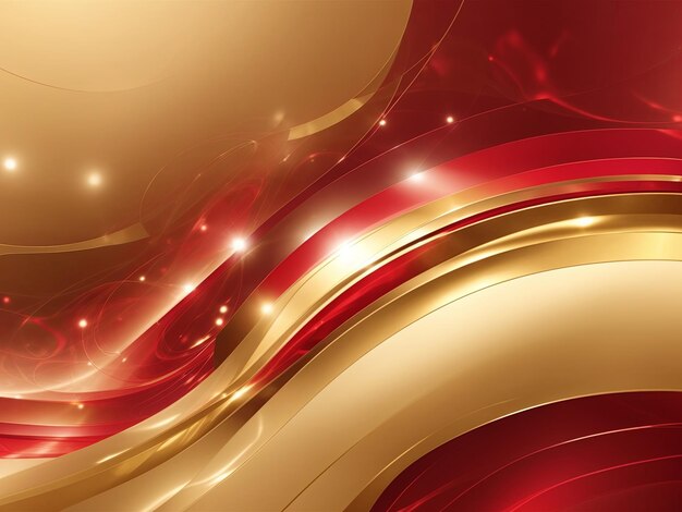 IT digital tranformation wallpaper for presentation soft gold and mint tone red white blue