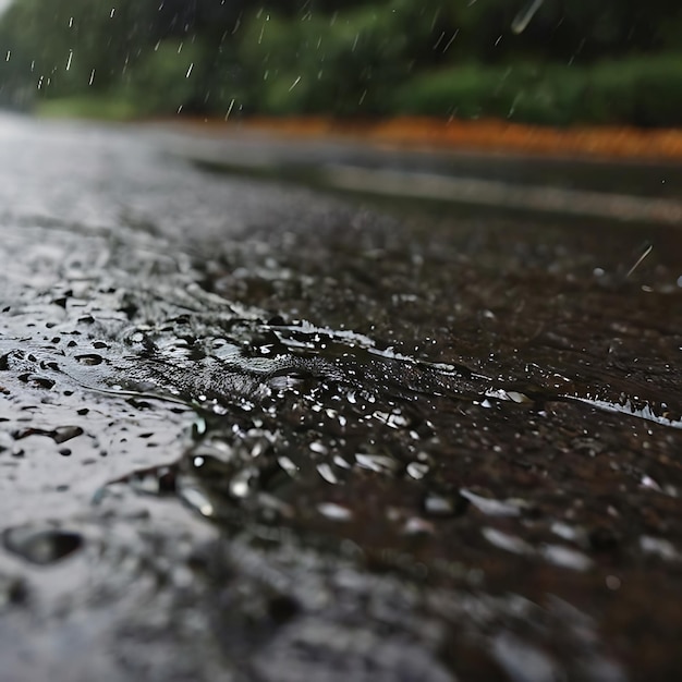 雨が降りて日がとてもれていますAIによって生成されています