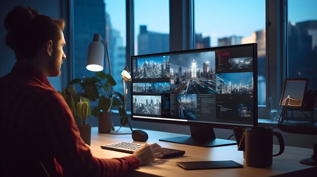 An IT team collaborating remotely on a video call