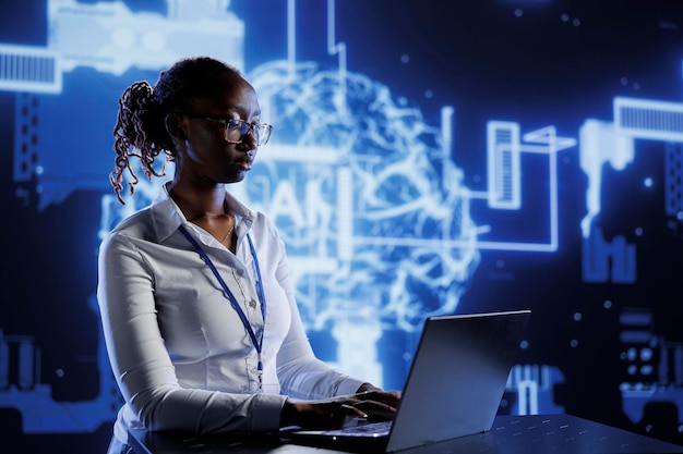 it worker oversees ai neural network