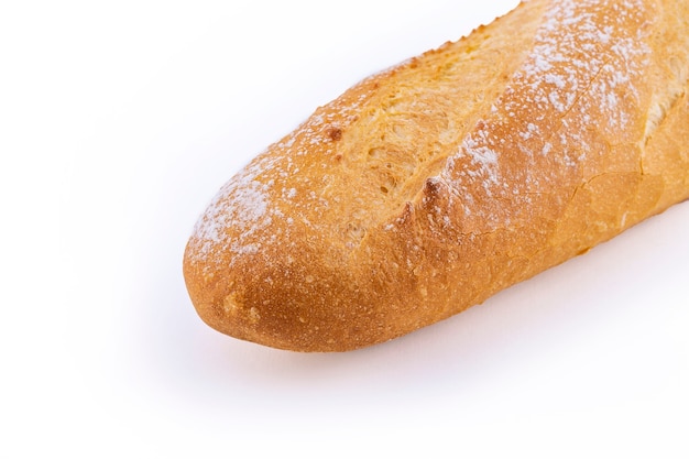 Italiaans brood baguette geïsoleerd op wit