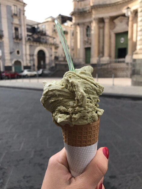 Foto italiaans ijs - gelato