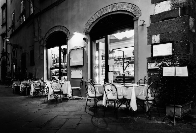 Italiaans restaurant in Lucca, Italië