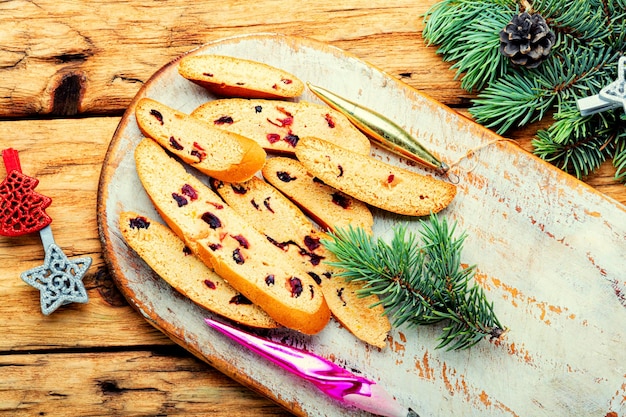 Italiaanse biscotti koekjes