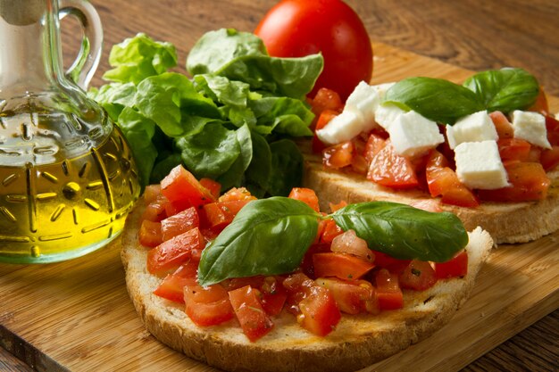 Italiaanse bruschetta