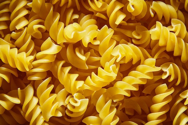 Foto italiaanse fusilli pasta