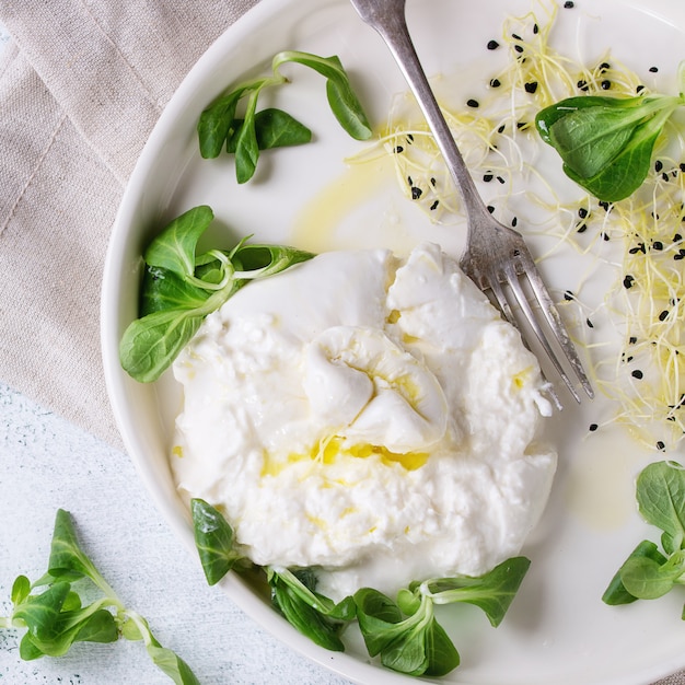 Italiaanse kaasburrata