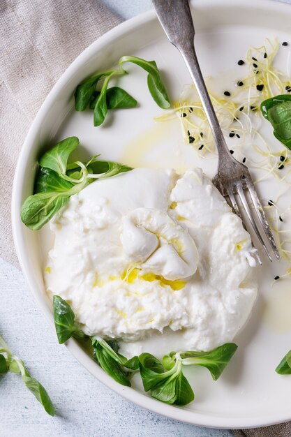 Italiaanse kaasburrata