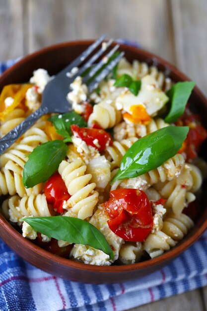 Italiaanse keuken met pasta