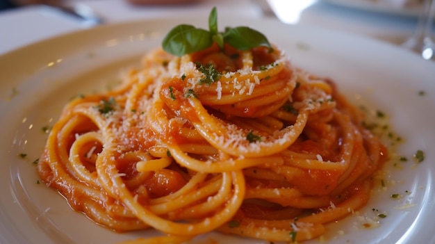 Italiaanse keuken Pasta allAmatriciana