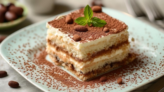 Italiaanse keuken Tiramisu