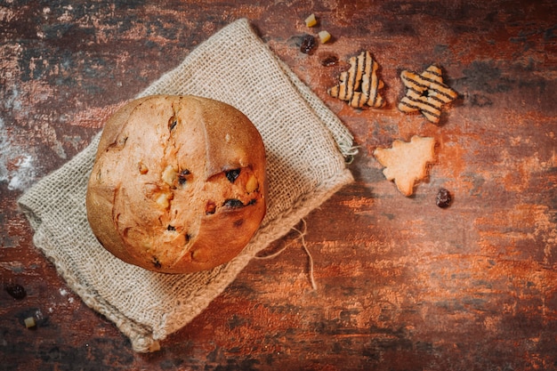 Italiaanse panettone cake