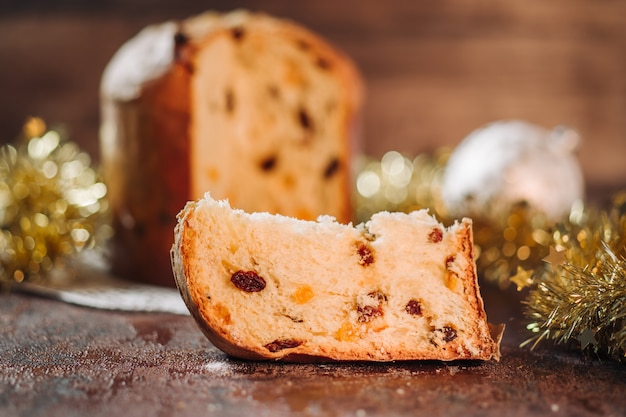 Italiaanse panettone cake