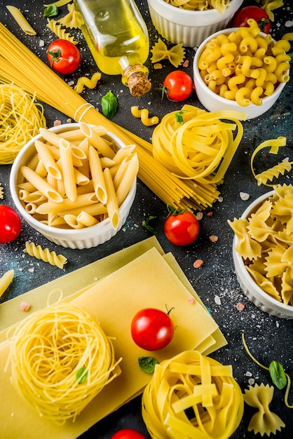 Italiaanse pasta assortiment