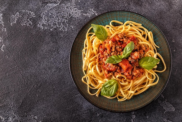 Italiaanse pasta bolognese