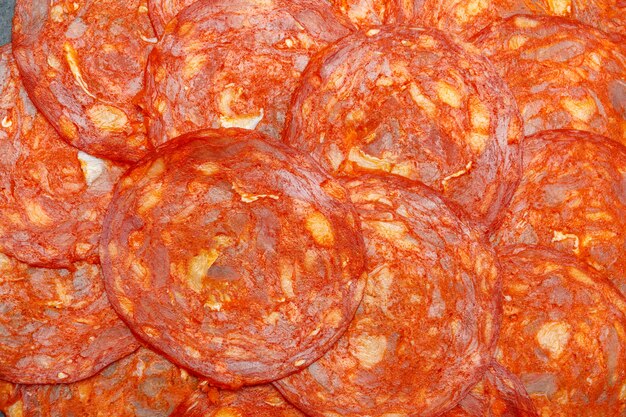 Italiaanse Salami of Spaanse chorizo aan boord