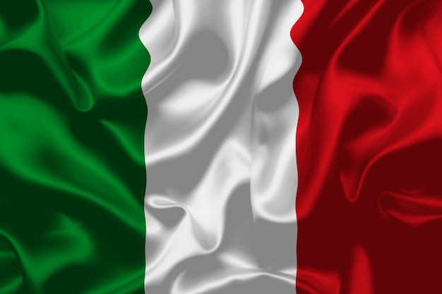 Italiaanse vlag nationale dag banner ontwerp textuur illustratie hoge kwaliteit vlag achtergrond