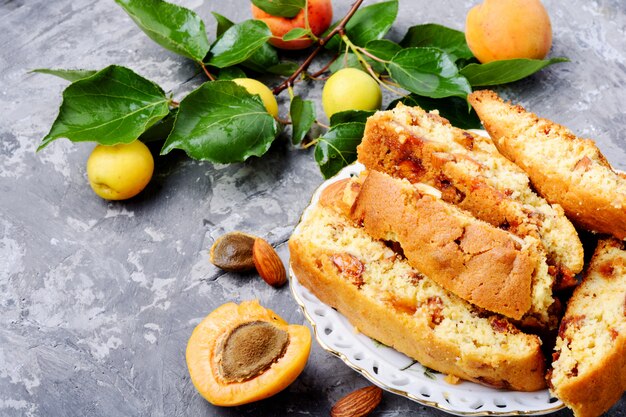 Italian almond biscotti