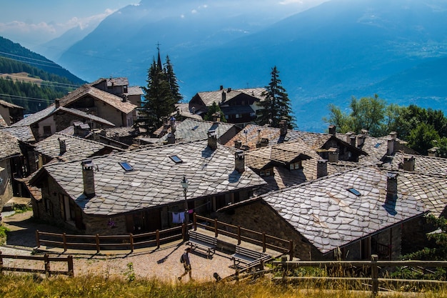 Italian alps landscape