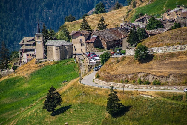 Italian alps landscape