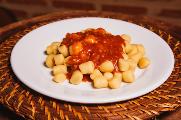 Italian, Brazilian pasta - Nhoque - Gnocchi