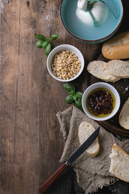 Italian cheese burrata