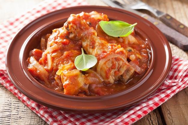 이탈리안 치킨 cacciatore