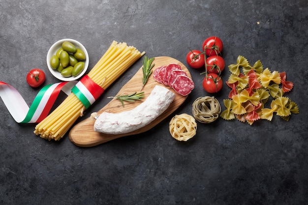 Italian cuisine food ingredients