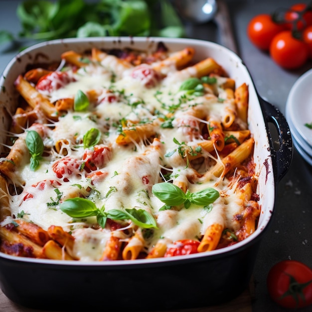 Italian Dish Pasta Bake Bolognese