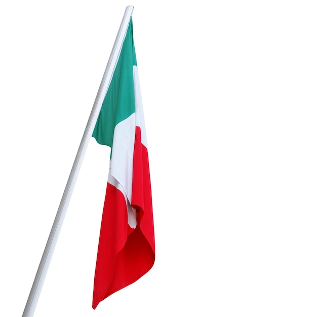 Italian flag isolated