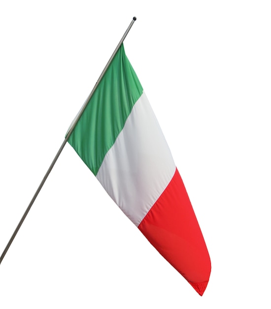 Italian flag isolated