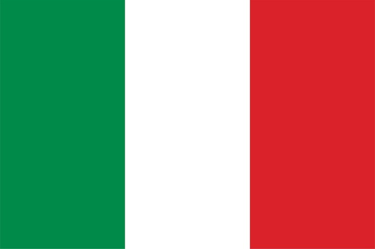 Photo イタリアのイタリア国旗