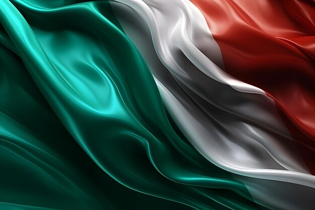 Italian flag waving background