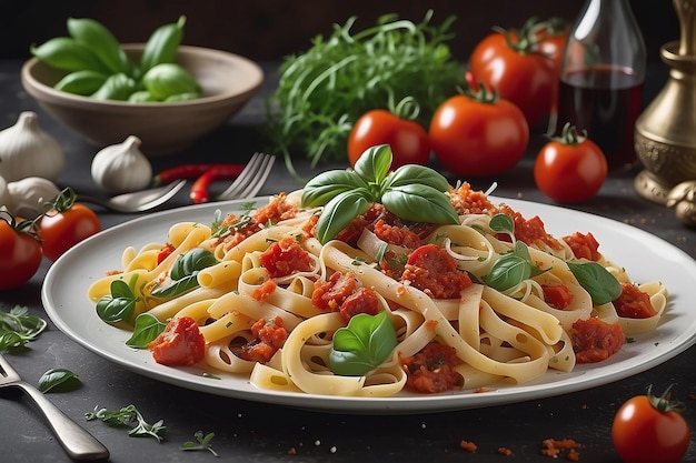 Italian food background