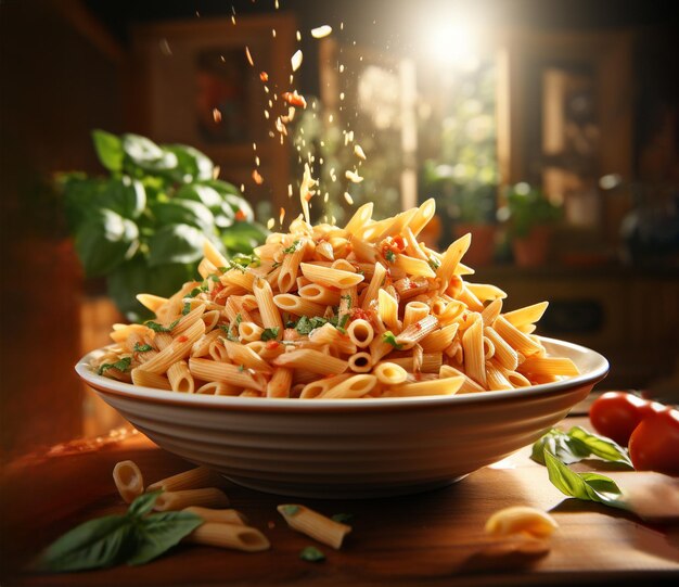 Italian food delicious pasta photo