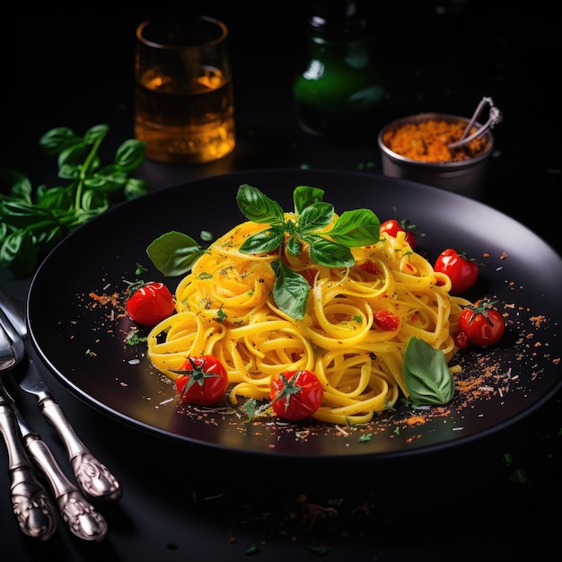 Italian food HD 8K wallpaper Stock Photographic Image