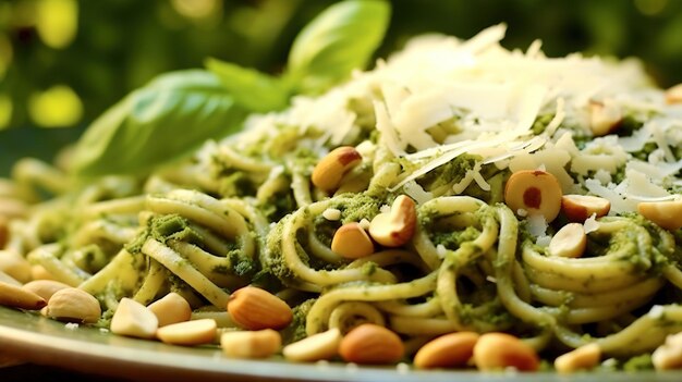 Italian genovese pesto