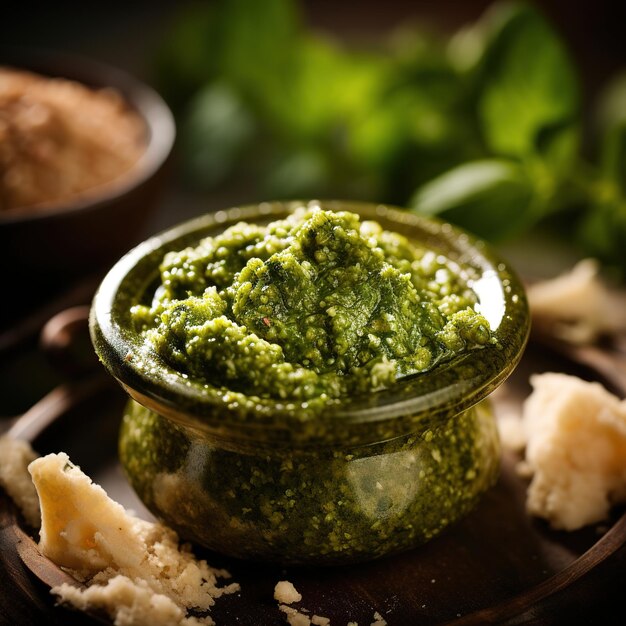 Photo italian genovese pesto