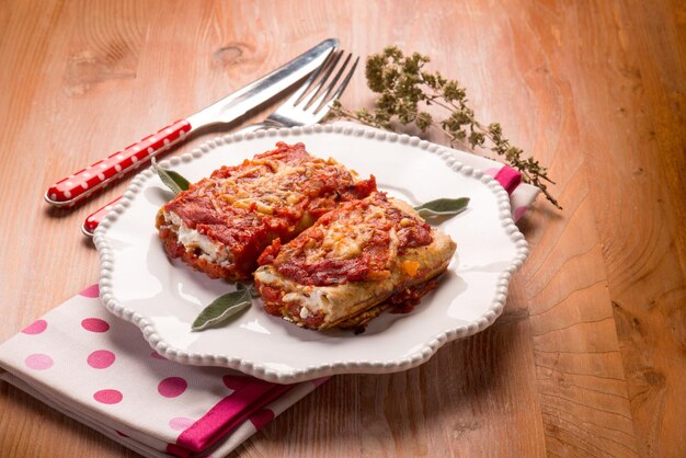 Italian lasagne