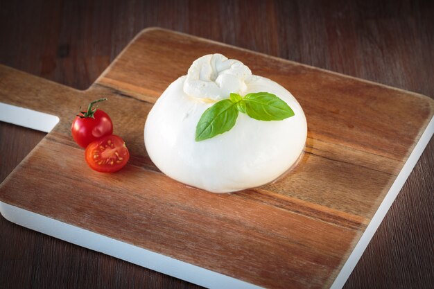 Italian mozzarella burrata