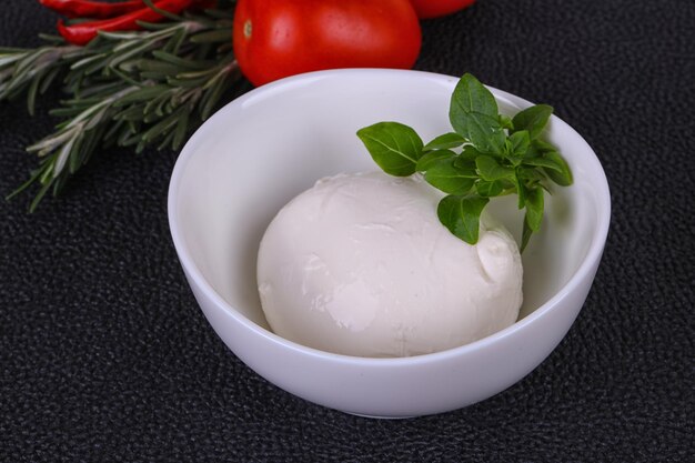 Palla di mozzarella italiana