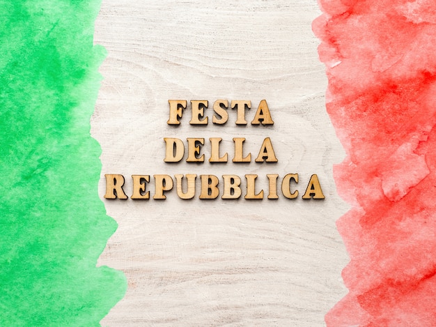 Photo italian national day. festa della repubblica italiana