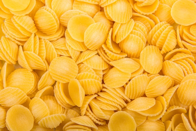 Italian orecchiette pasta background