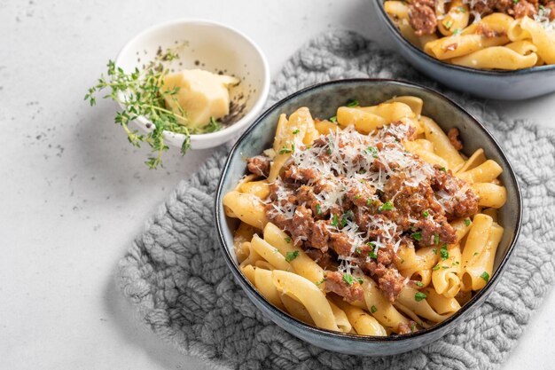 Photo italian pasta bolognese